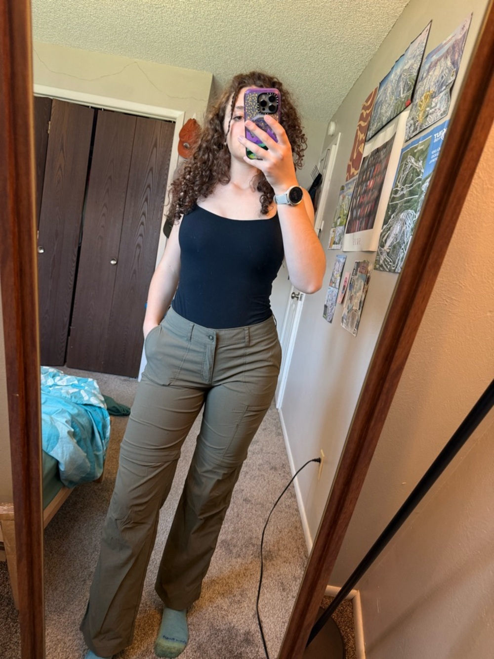 Gander Mountain Olive Green Hiking Pants